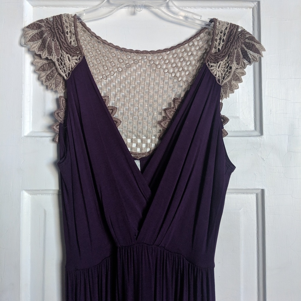 Maxi Eggplant Dress by Gilli - Picture 6 of 7